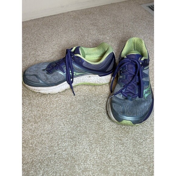 Saucony Everun Guide Iso Women’s Size 9 Running Shoes Purple Green - Picture 3 of 8